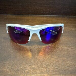 Gargoyles Flux G-Force Sunglasses White Frame Colored Lenses